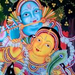 RADHA KRISHNA KERALA MURAL