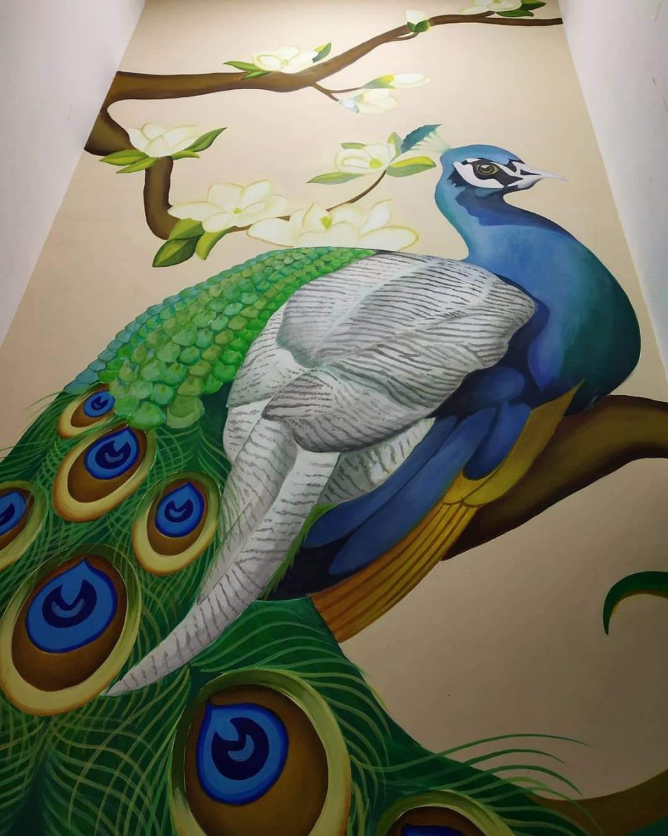 peackock mural1