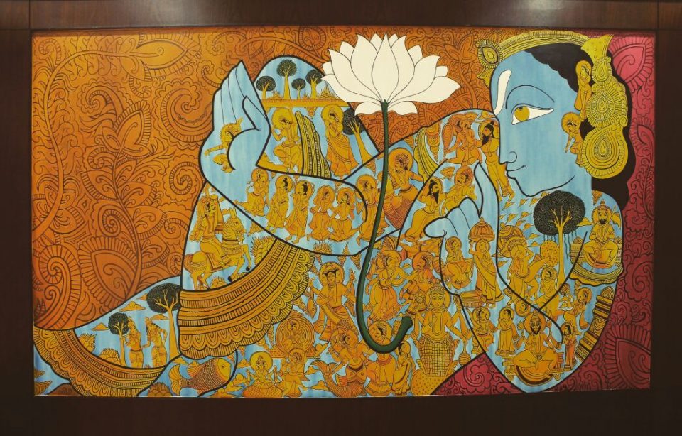 lord vishnu painting