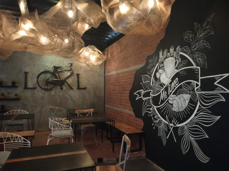 cafe mural