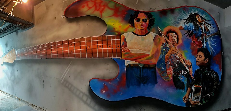 legends graffiti closeup