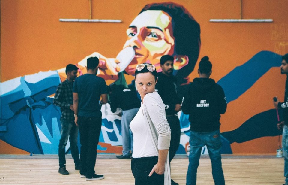 pv sindhu mural art3