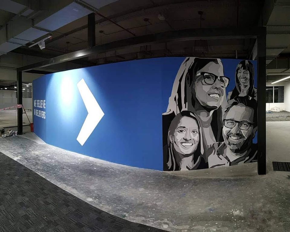 svb bank mural art
