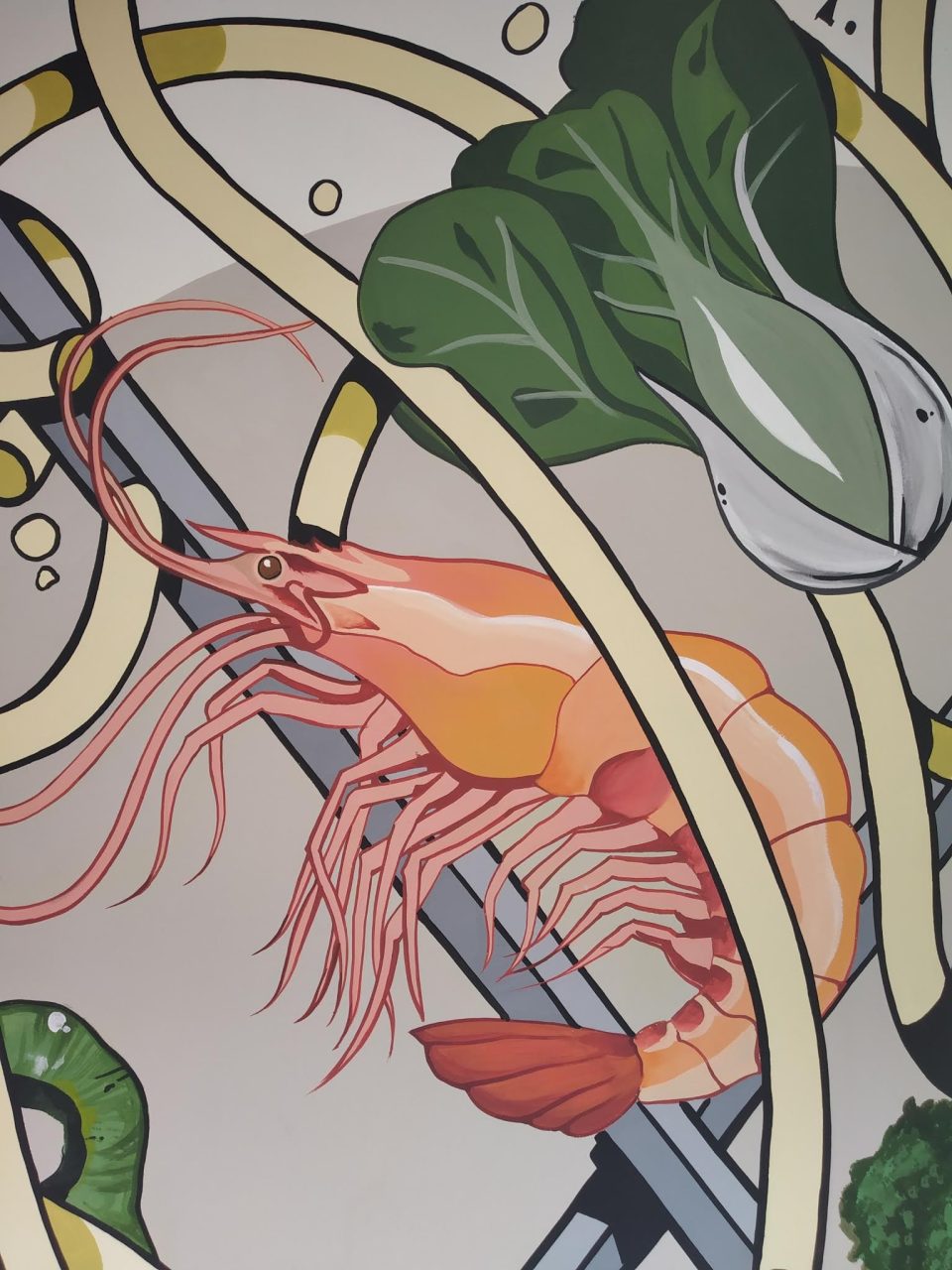 restaurant mural